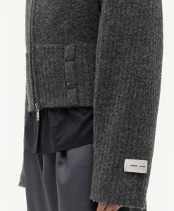 Dames vest grijs