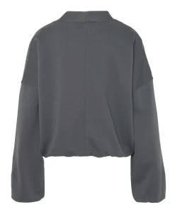 Dames vest grijs