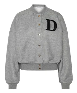 Dames vest grijs