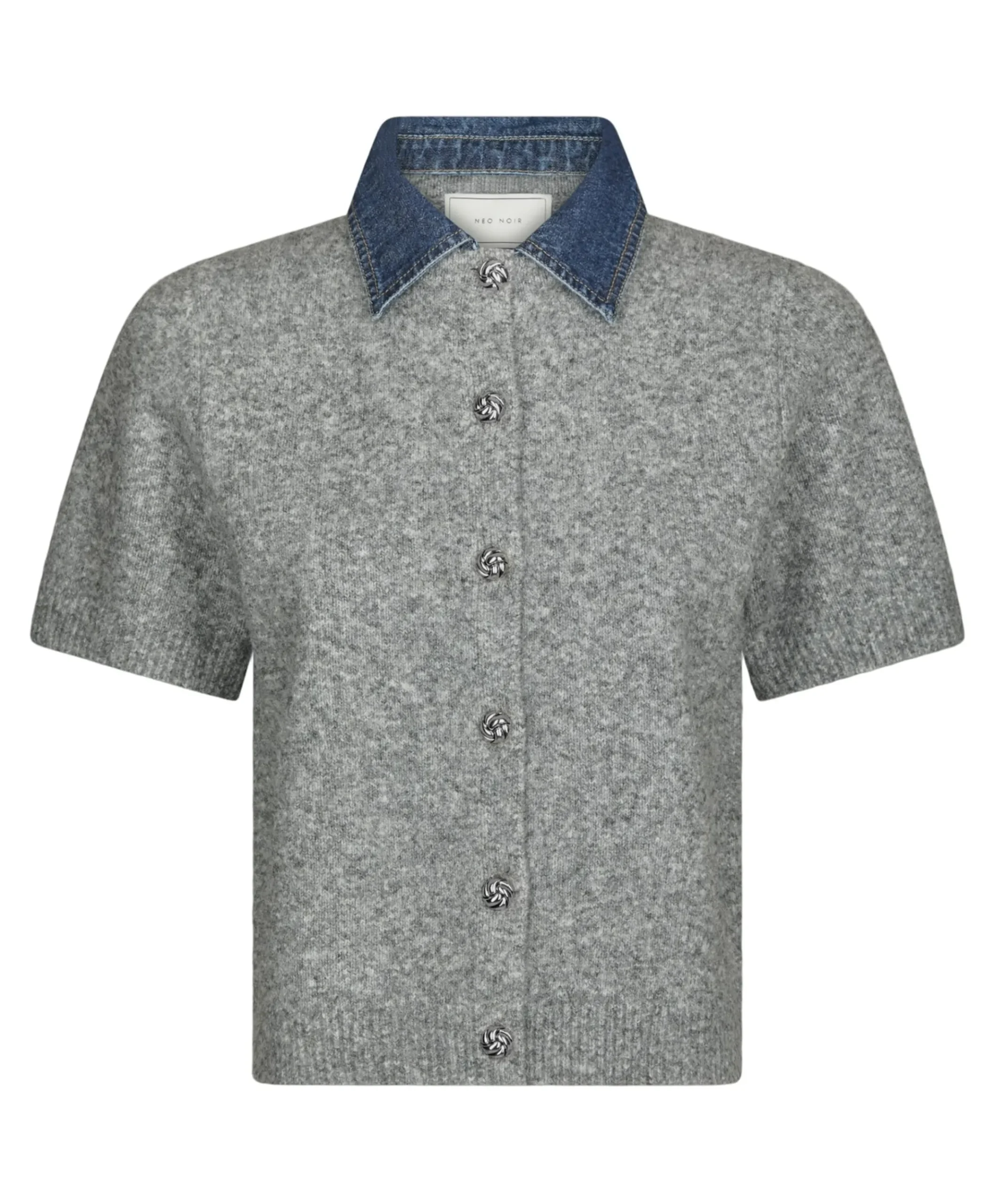 Dames vest grijs