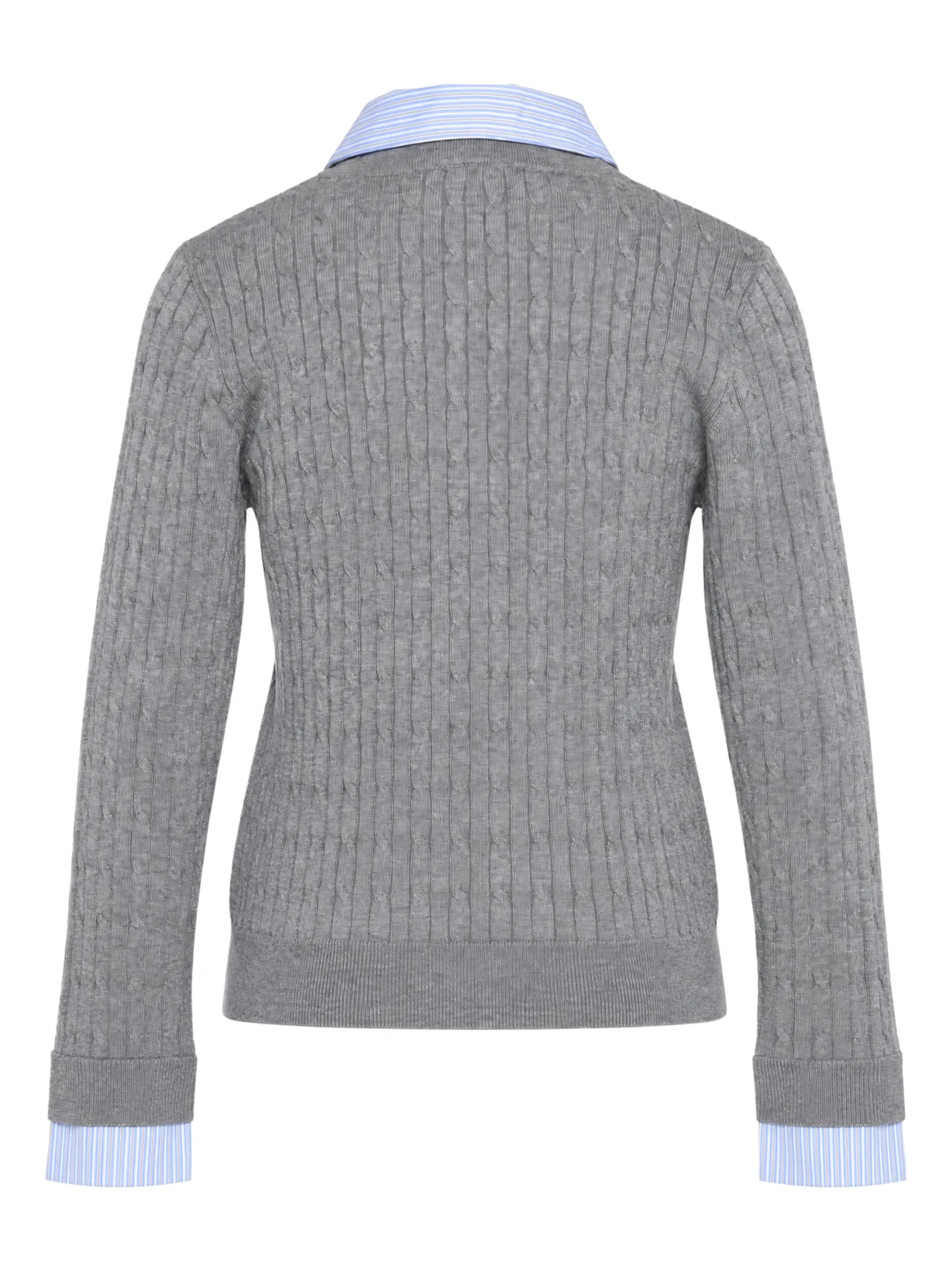 Dames vest grijs
