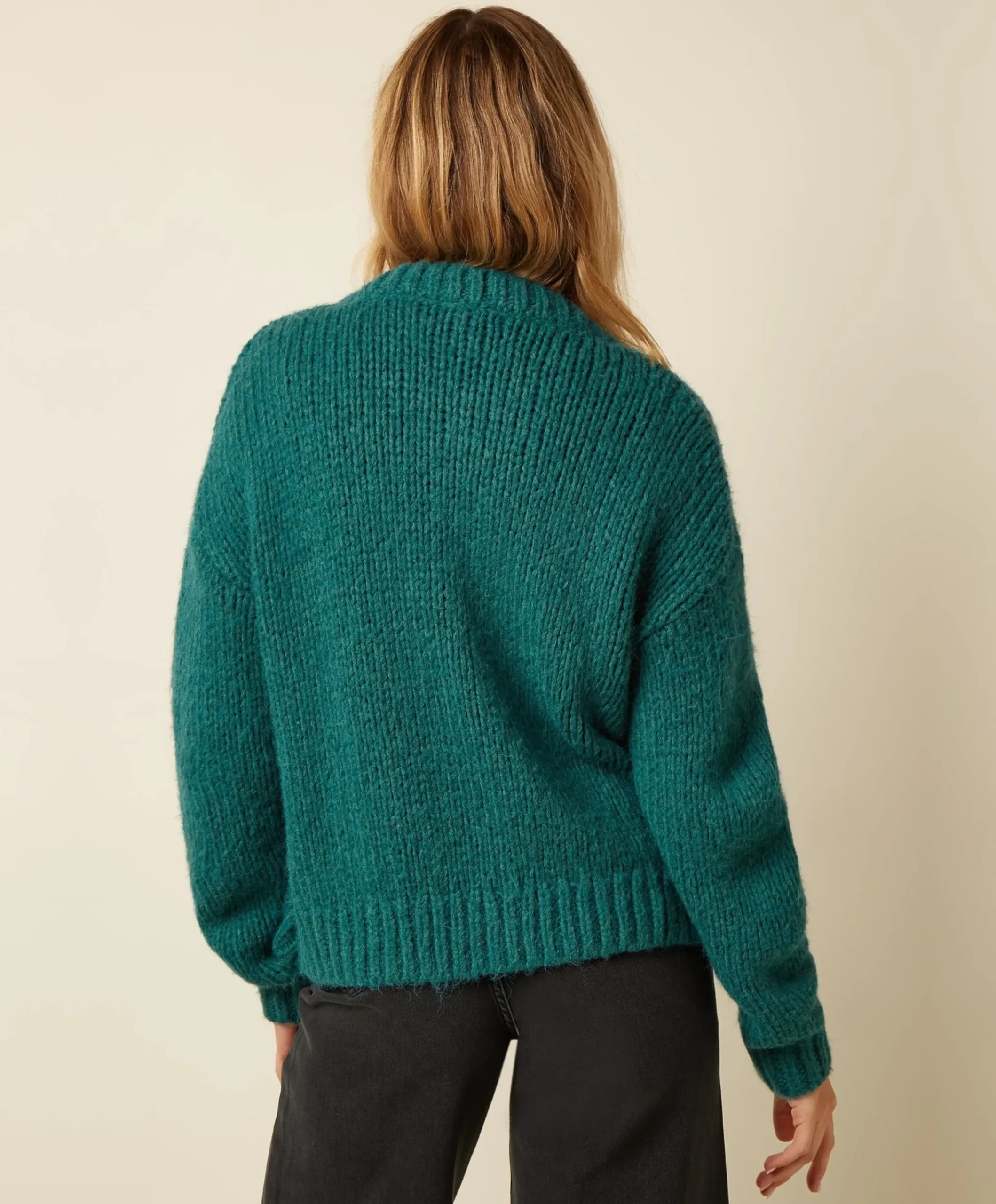 Dames vest groen