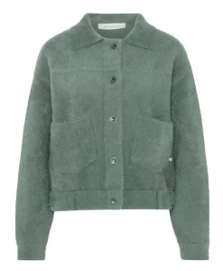 Dames vest groen
