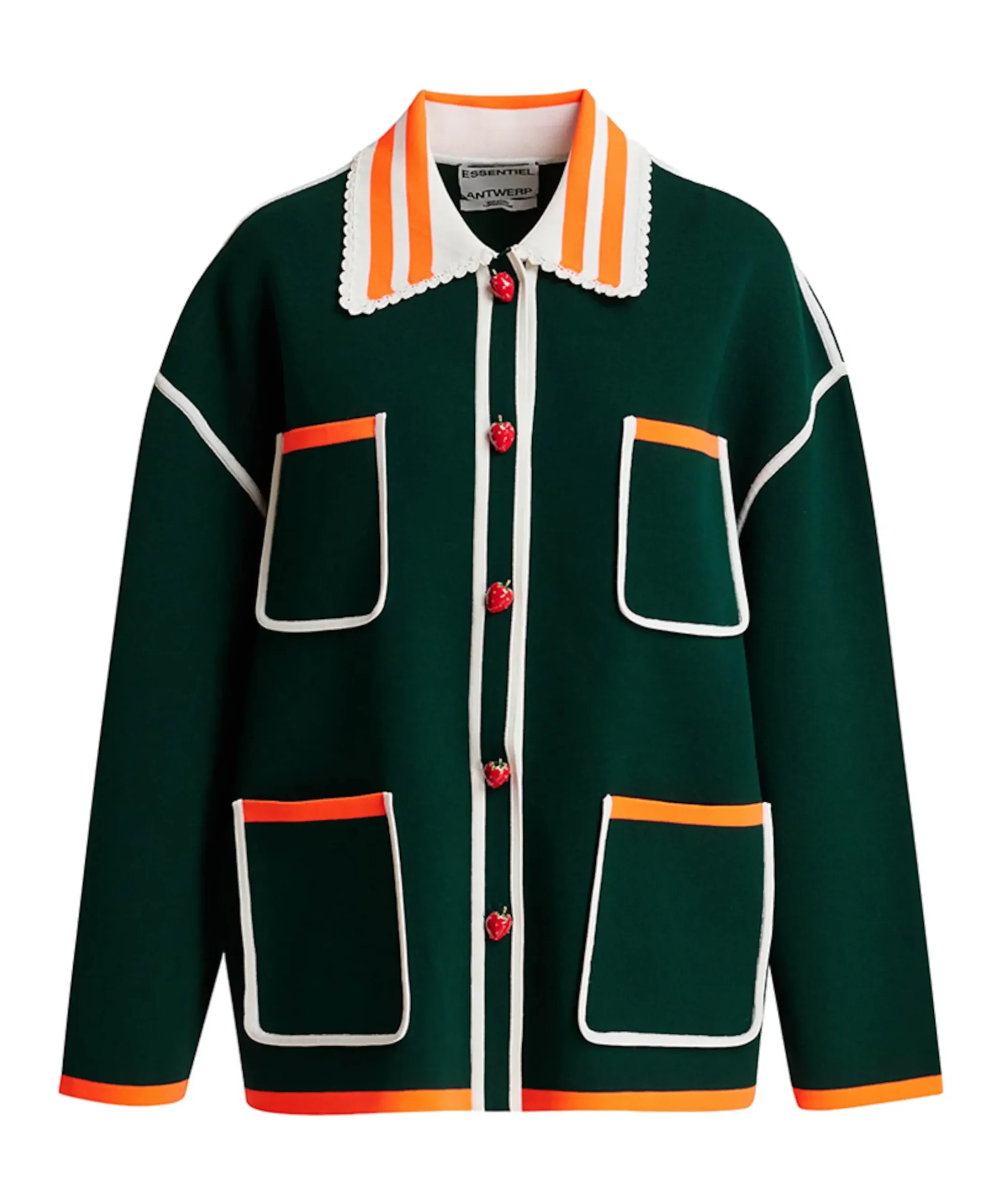 Dames vest groen