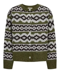 Dames vest groen