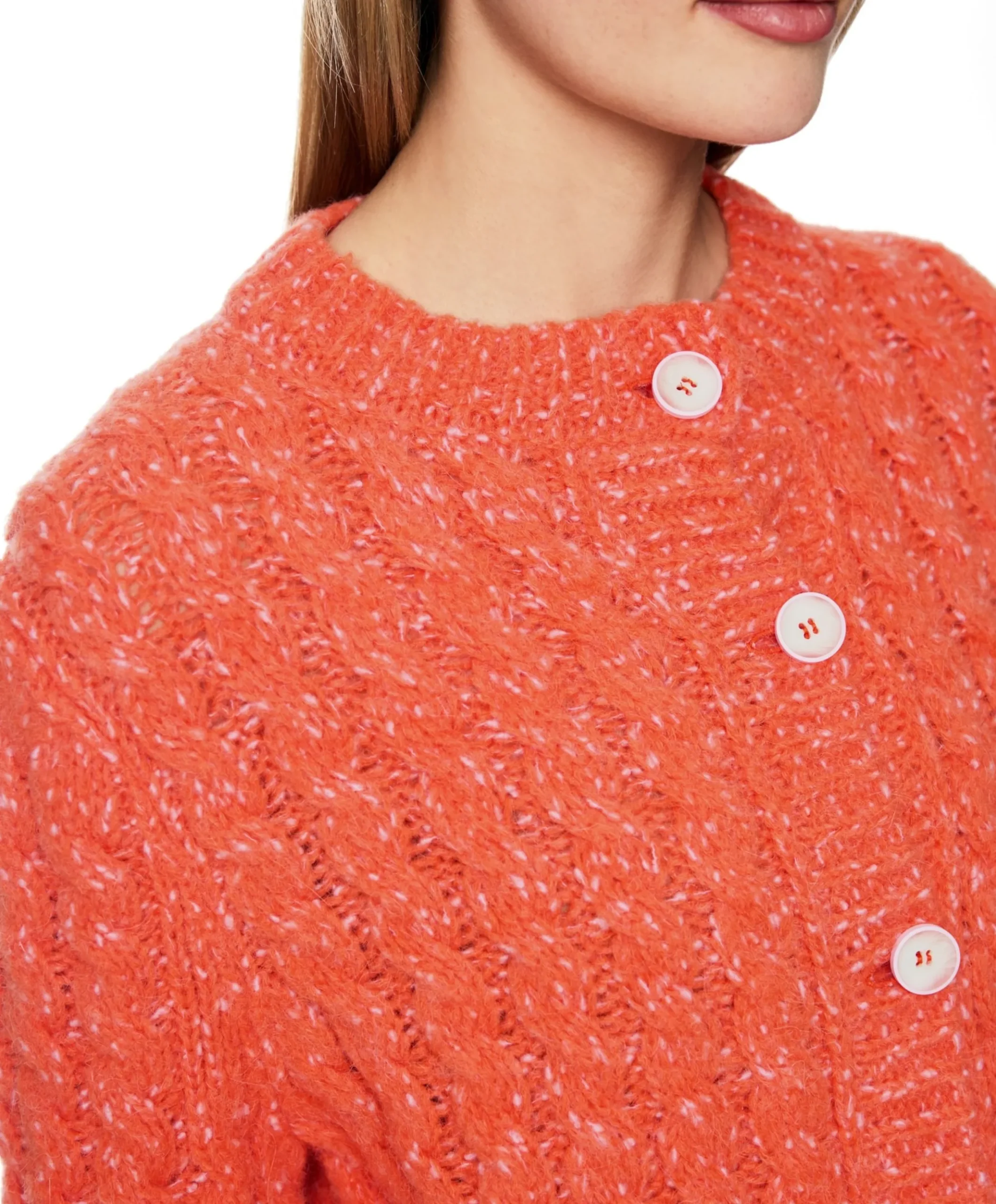 Dames vest oranje