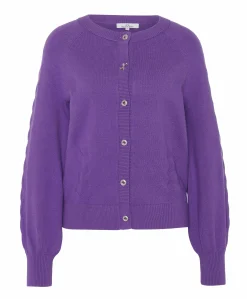 Dames vest paars