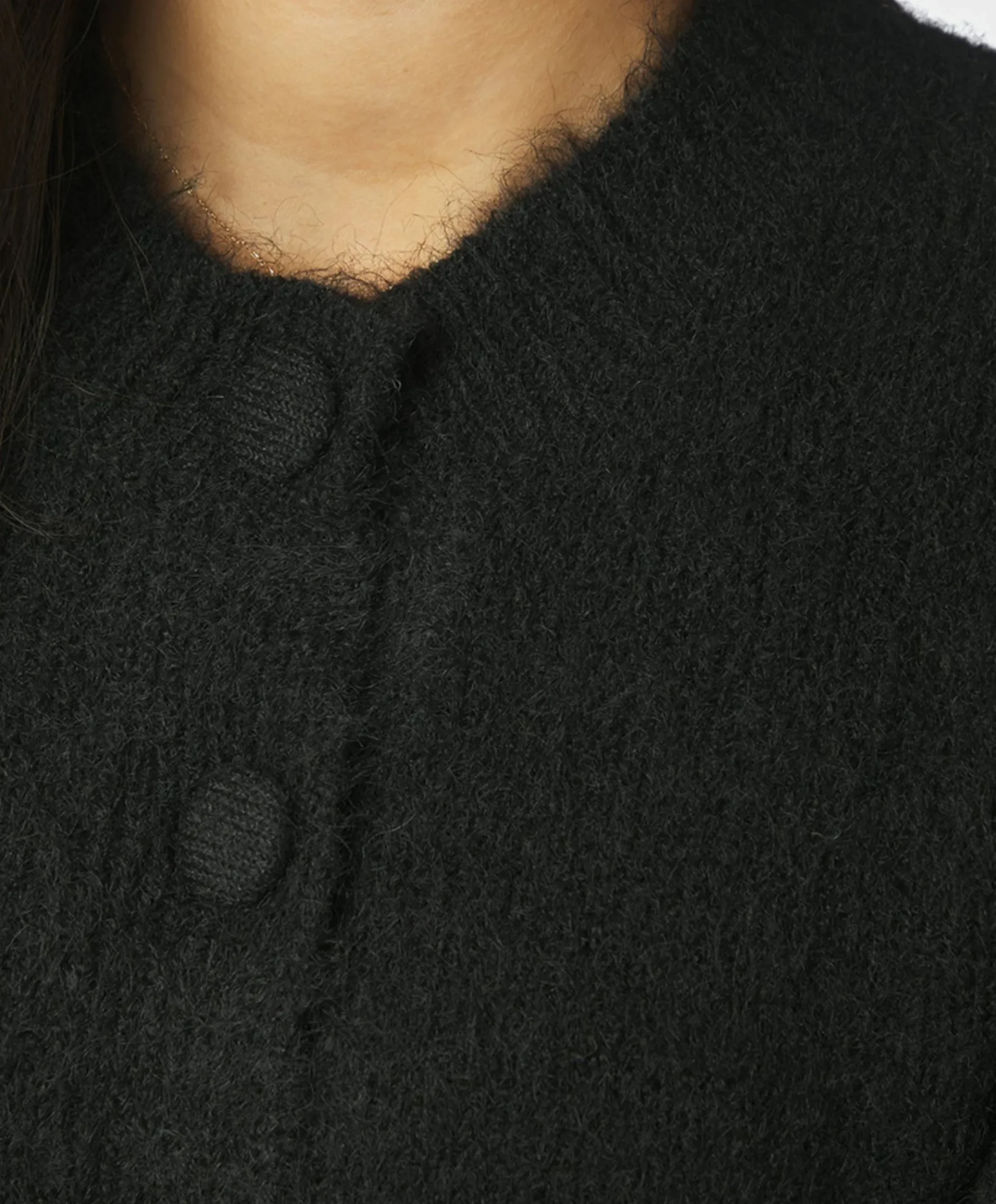 Dames vest zwart