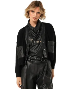 Dames vest zwart