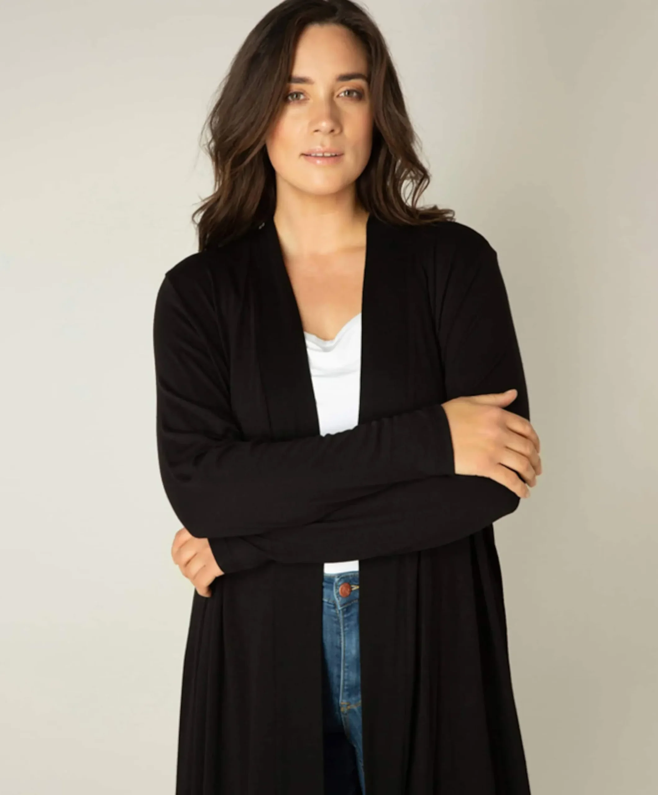 Dames vest zwart