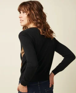 Dames vest zwart