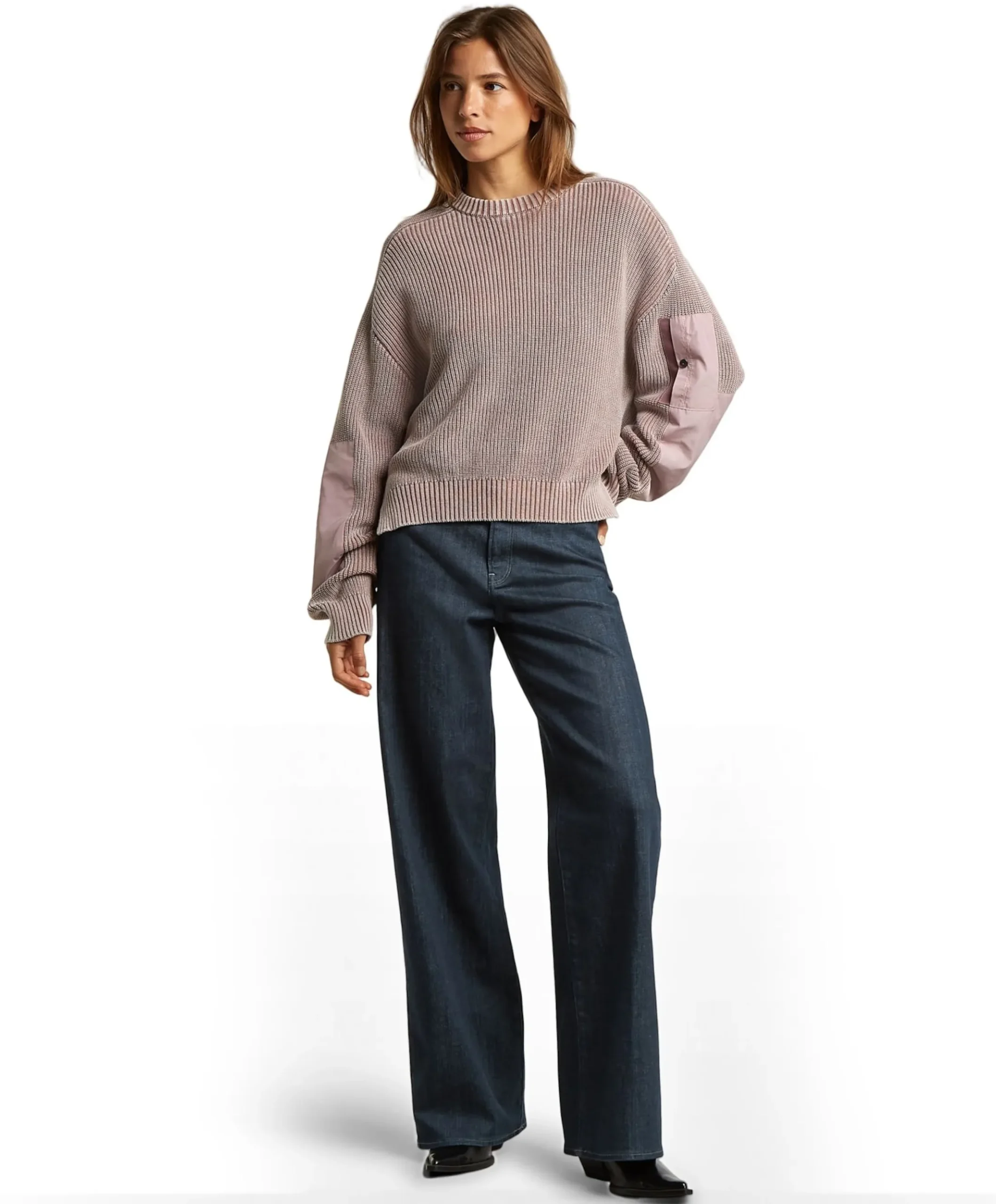 Deck 2.0 High Loose Wmn dames jeans blauw