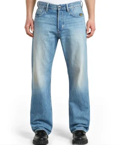 Deeggie Relaxed Straight heren jeans blauw