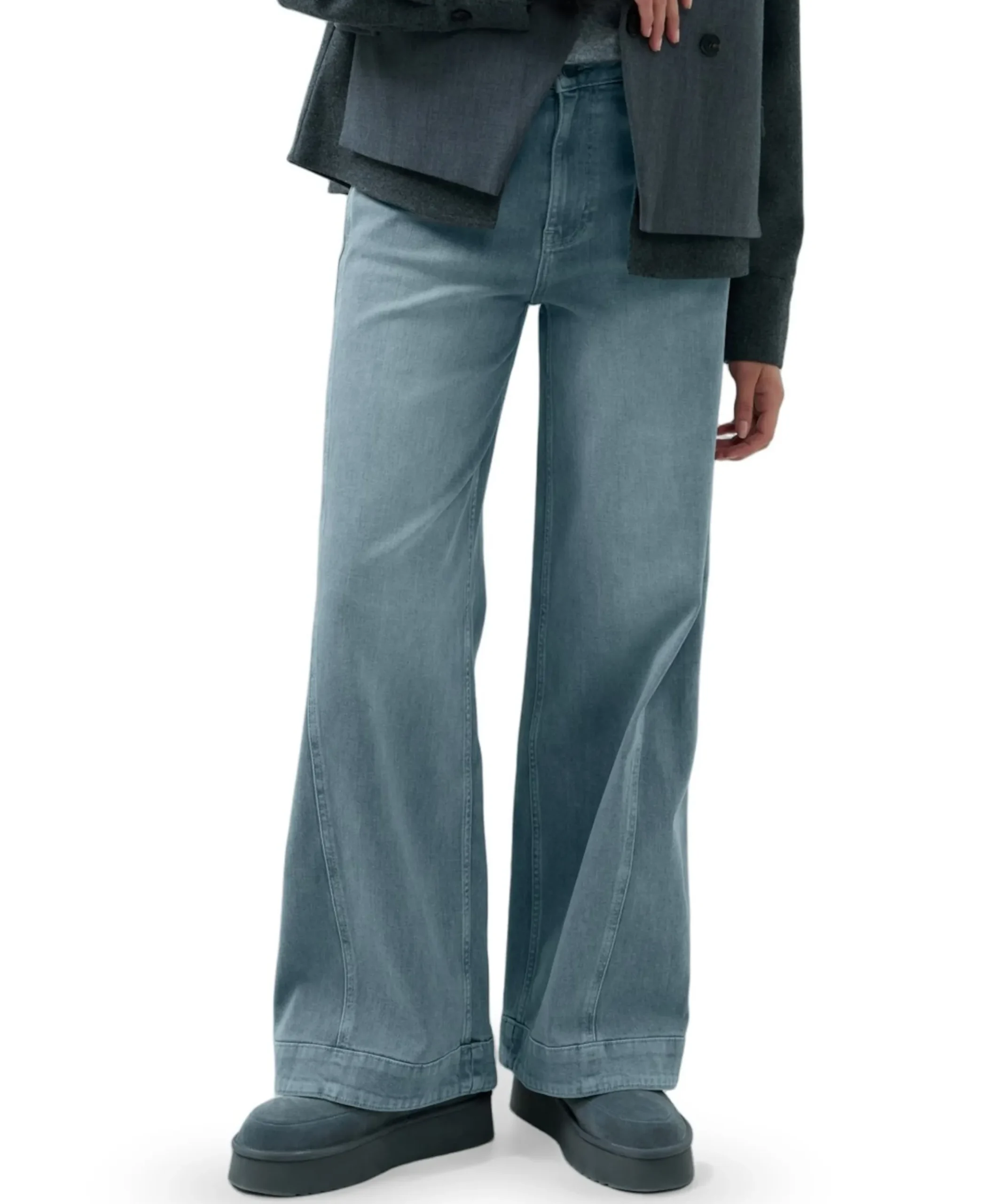Denim barrel dames jeans blauw