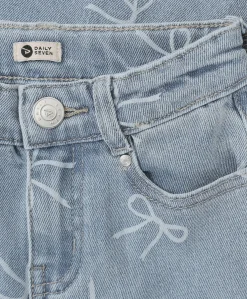 Denim Bow meisjes jeans blauw