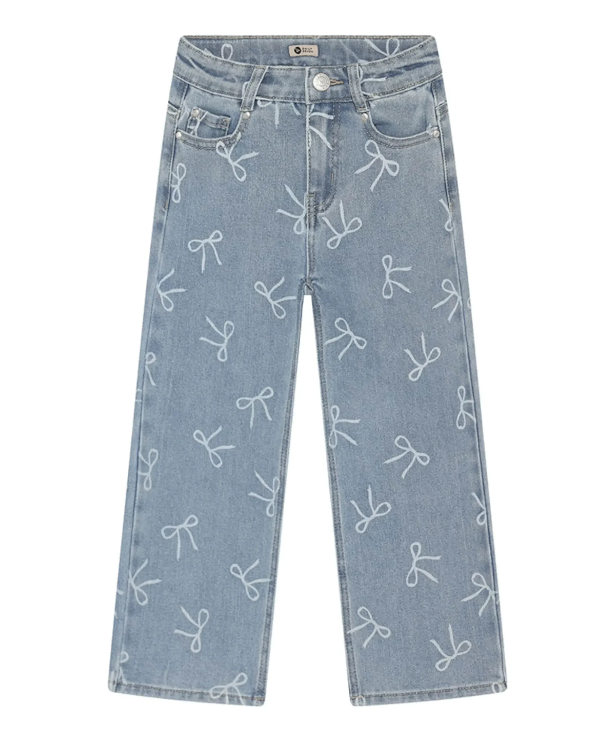 Denim Bow meisjes jeans blauw