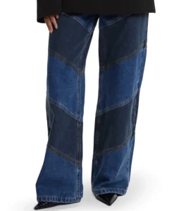 DENIM MIX dames jeans blauw