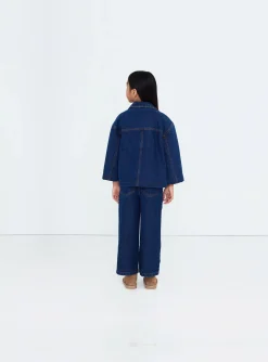 Denin uniseks jeans blauw