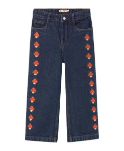 Denin uniseks jeans blauw