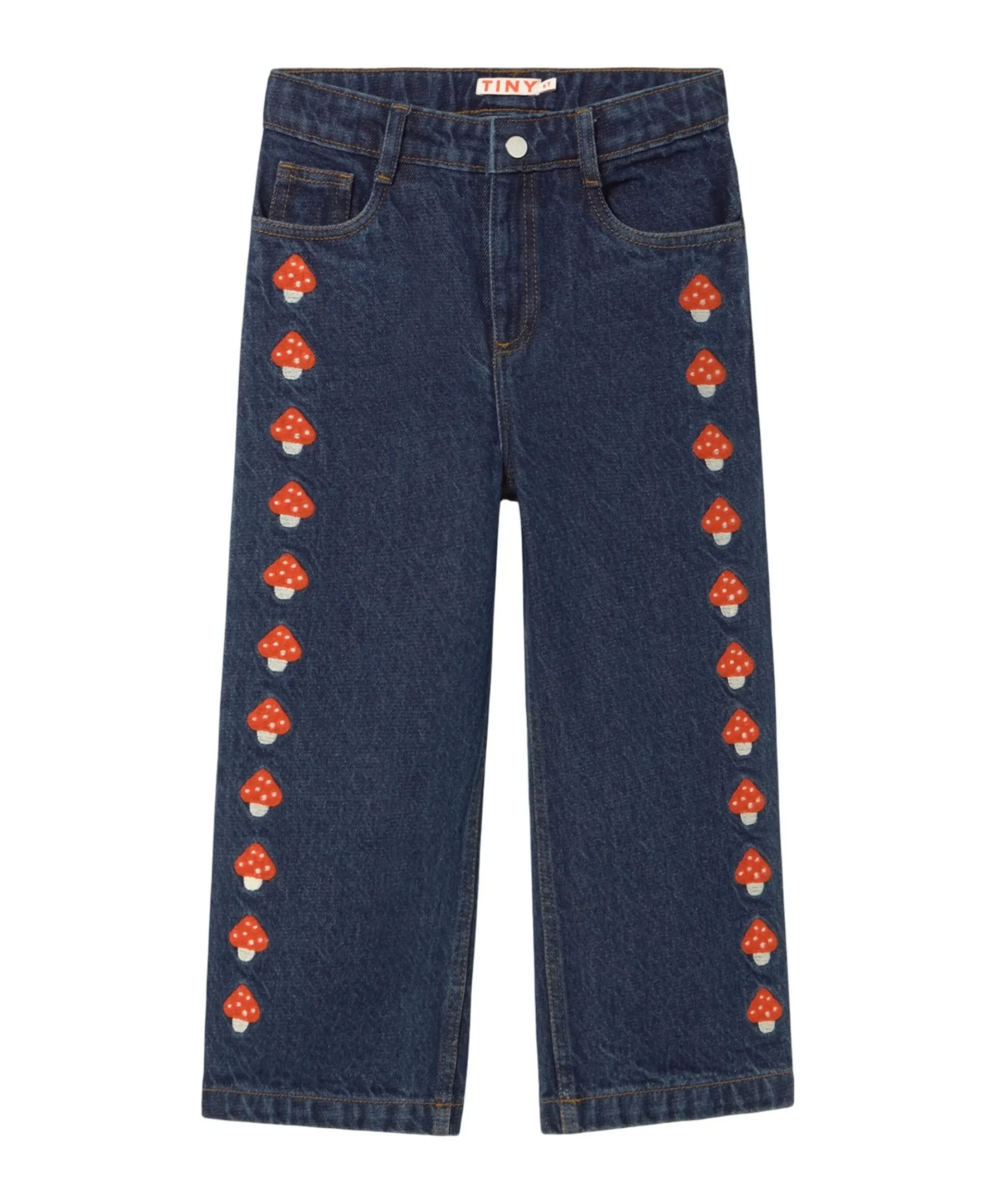 Denin uniseks jeans blauw