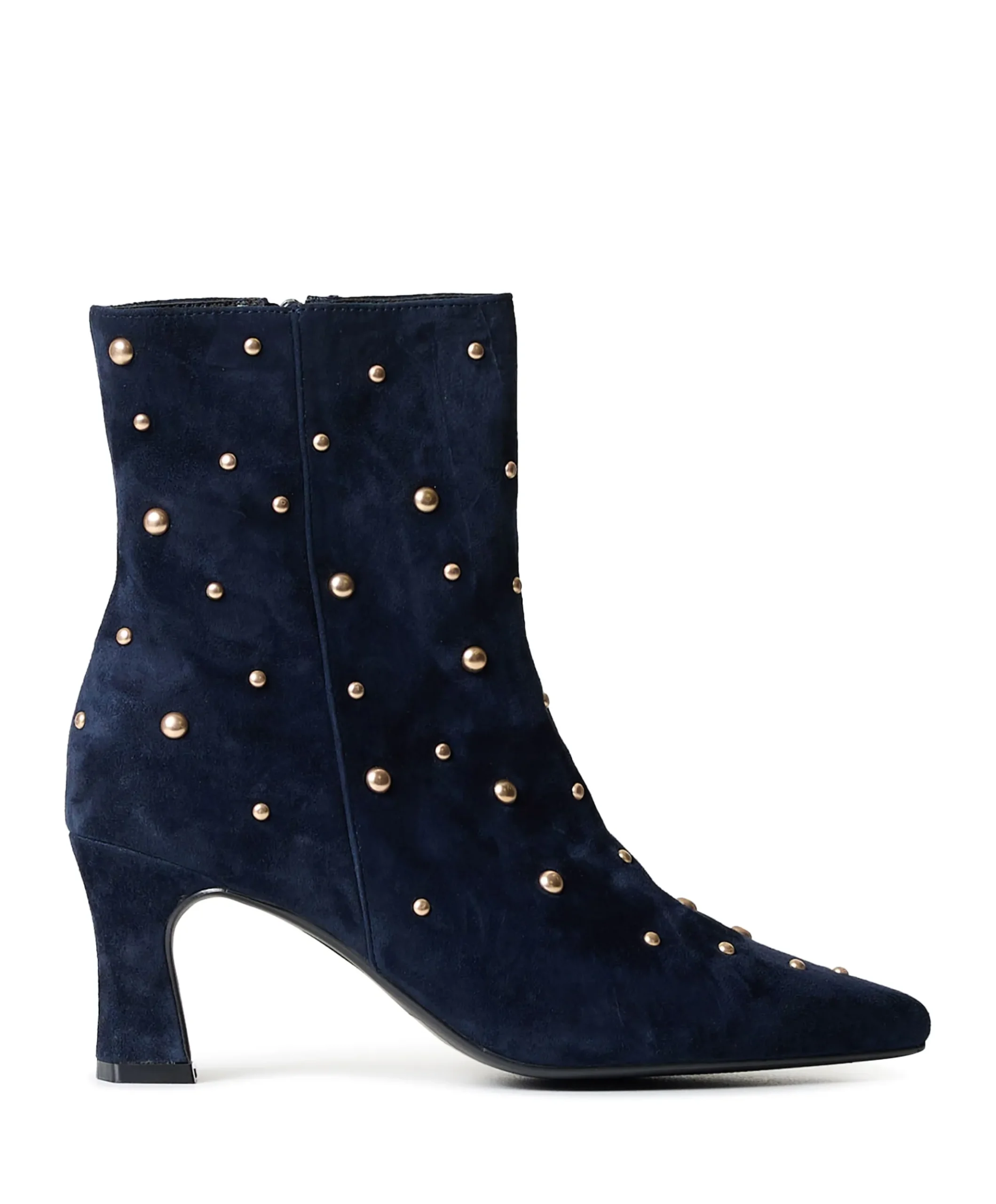 Desdemona dames enkellaarzen blauw