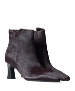 Desma dames enkellaarzen bordeaux