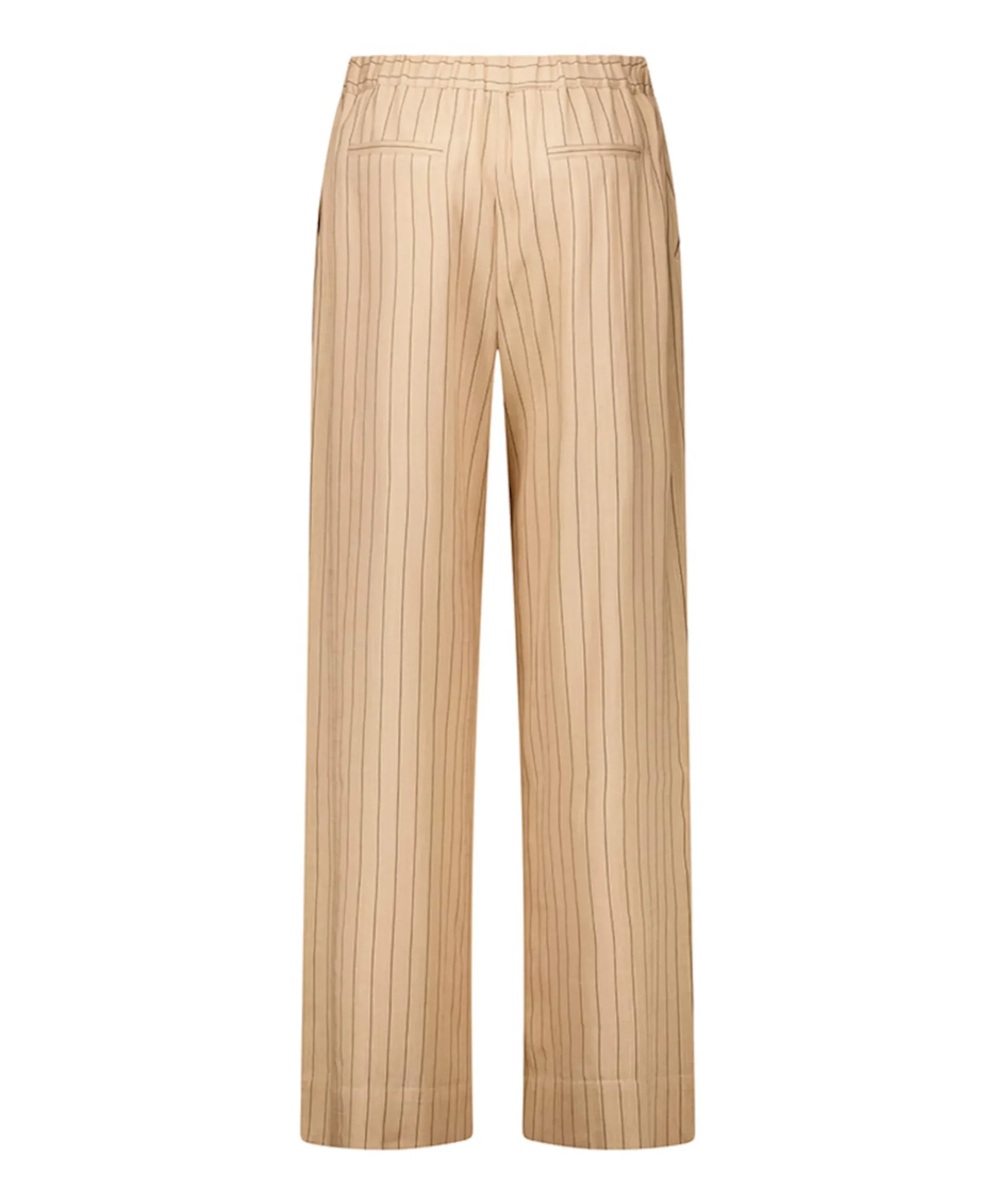 Devine stripe dames broek beige