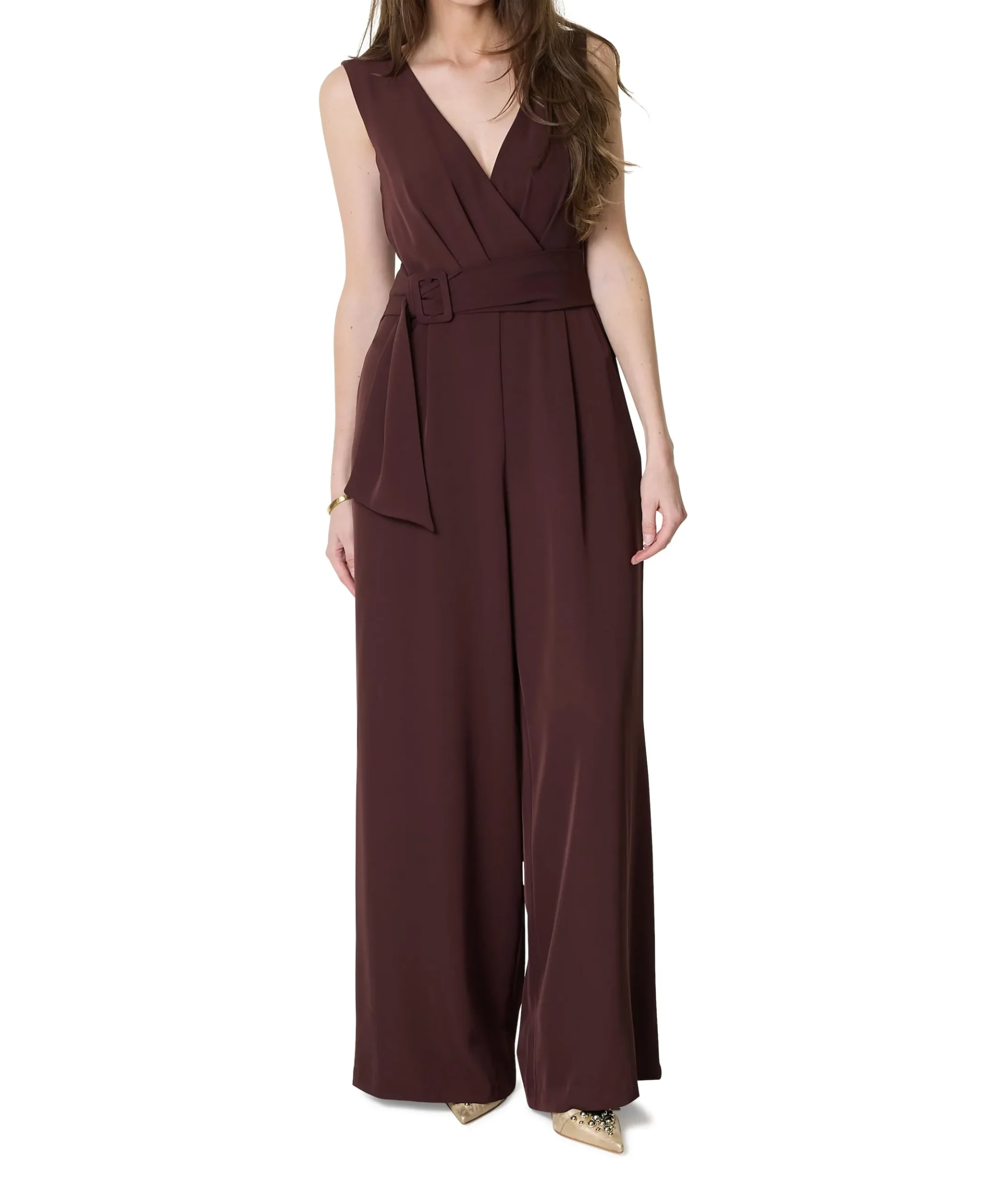 Diana Tula dames jumpsuit bruin
