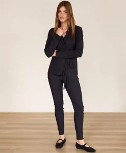 Downstairs bonded trousers zwart