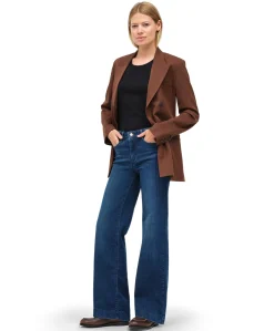 DREAM WIDE dames jeans blauw