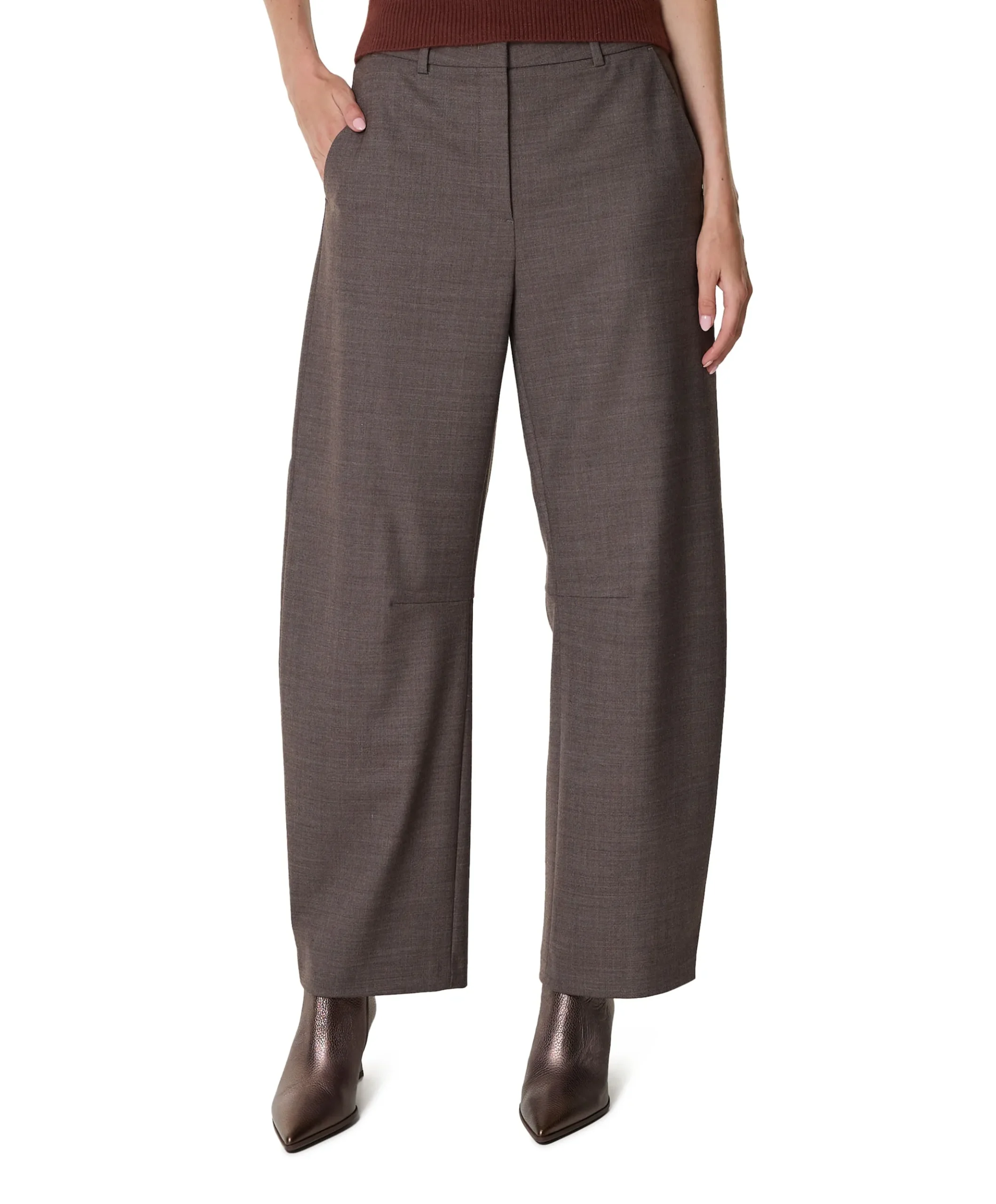 Edita dames broek bruin