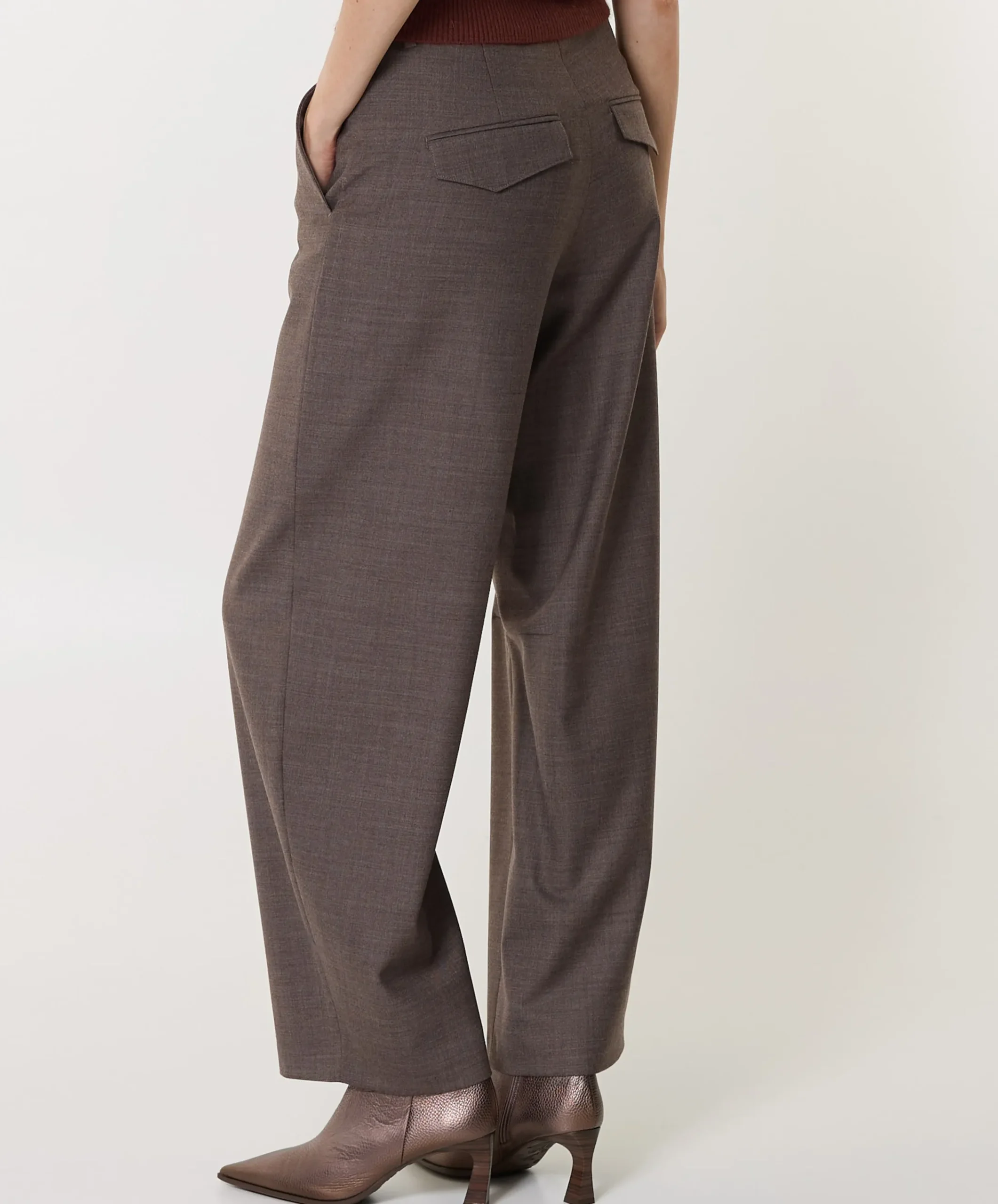 Edita dames broek bruin