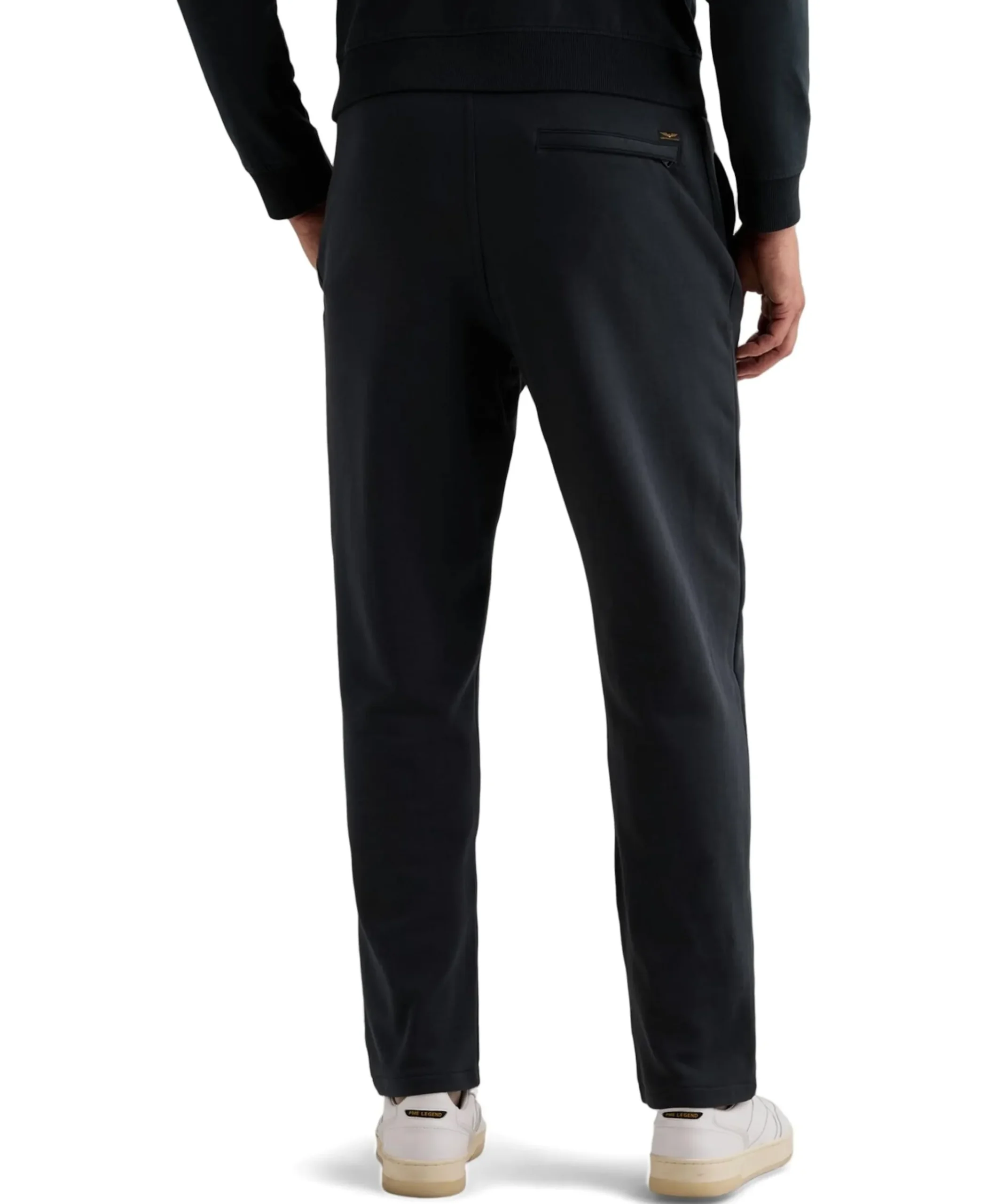 ELEVATED SWEAT PANTS PEACHED TERRY heren broek blauw