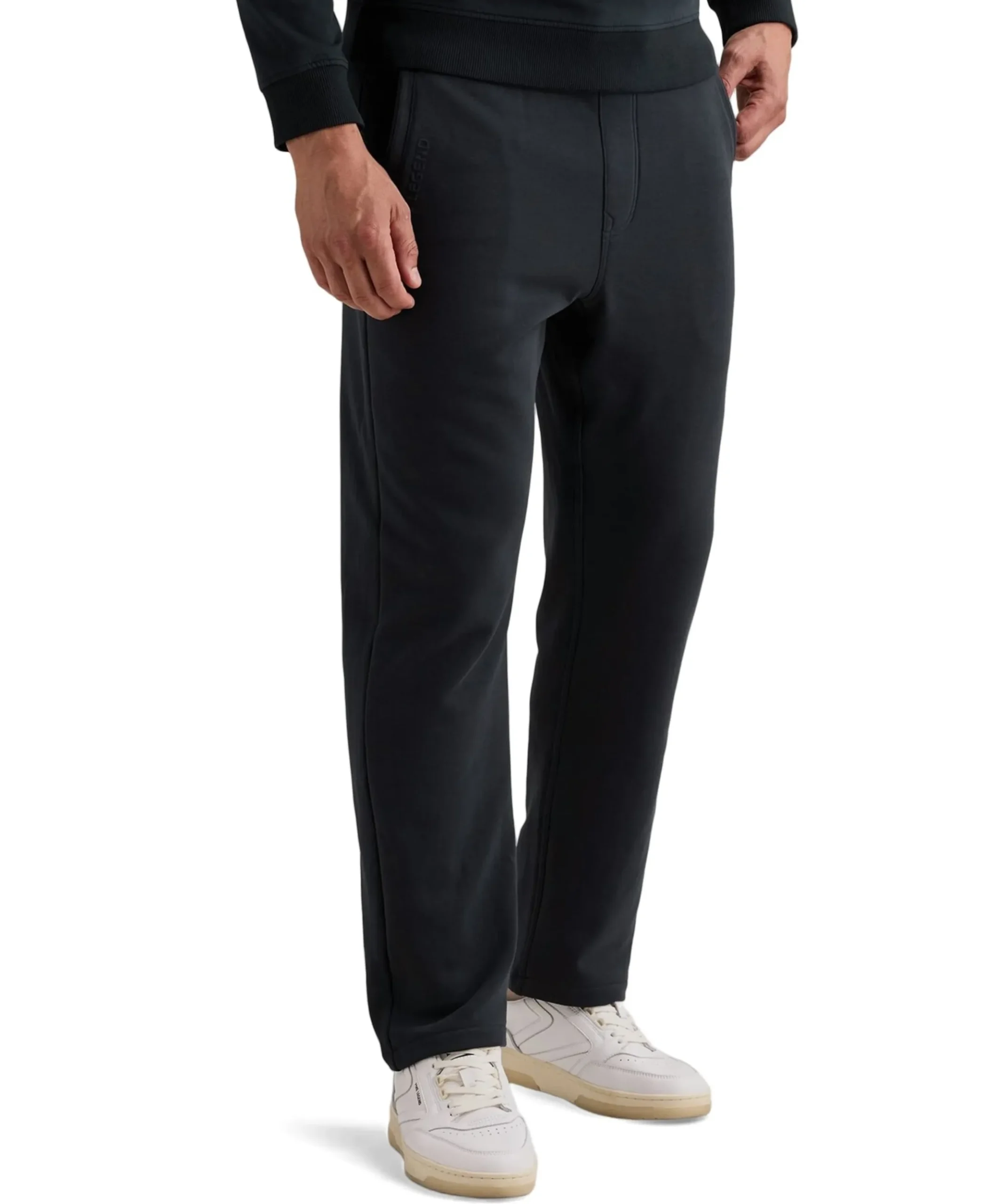 ELEVATED SWEAT PANTS PEACHED TERRY heren broek blauw