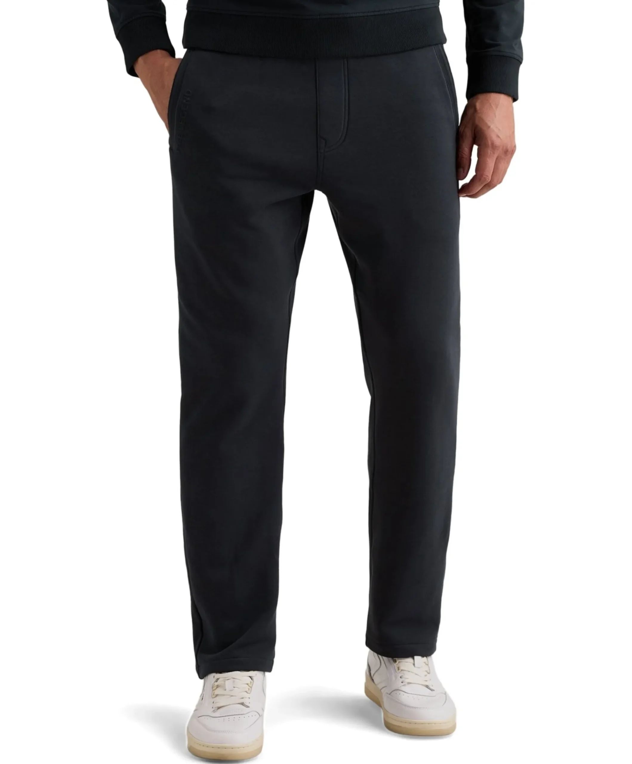 ELEVATED SWEAT PANTS PEACHED TERRY heren broek blauw