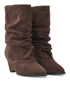 Elisa Palmer dames enkellaarzen bruin