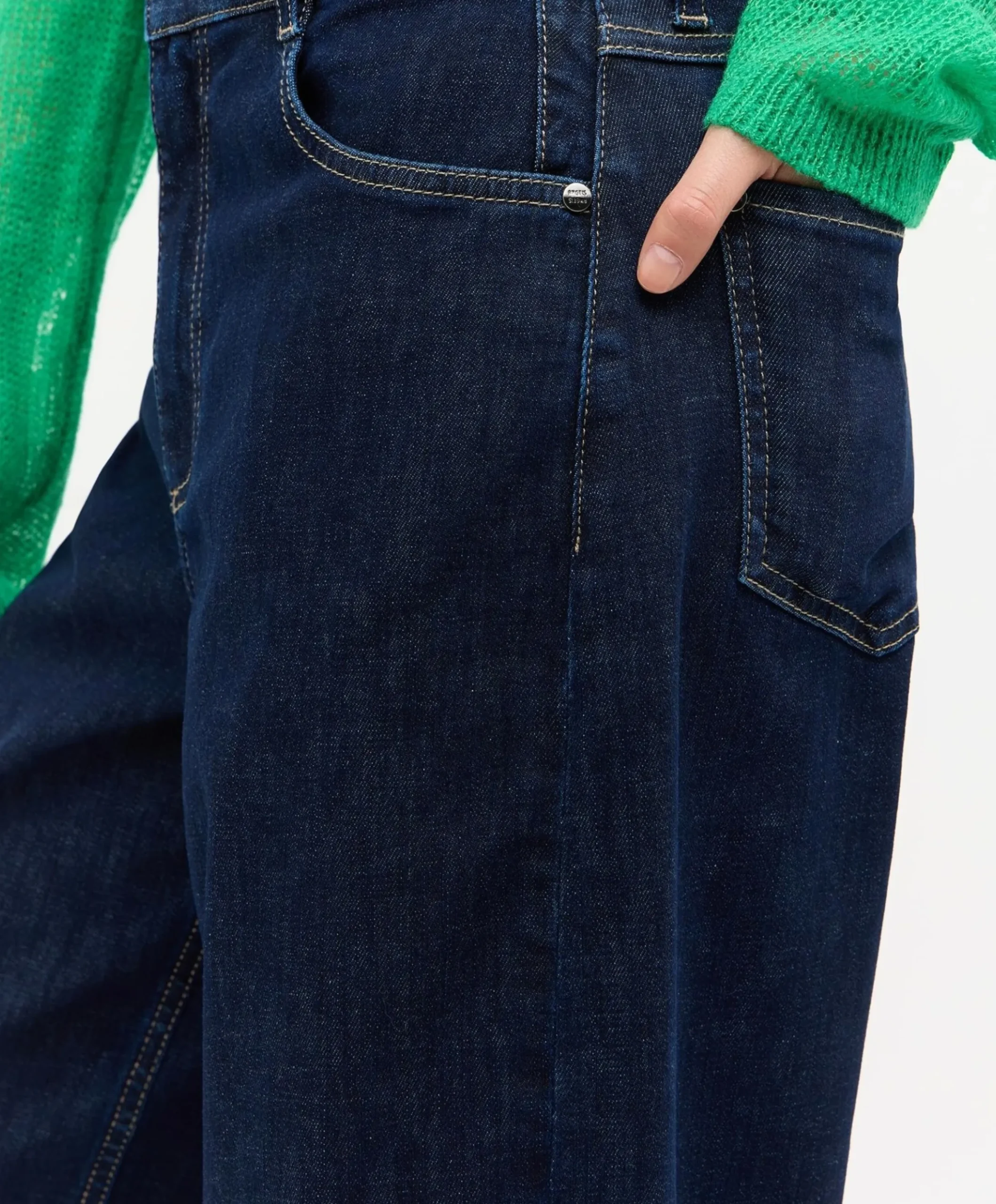 ELVA dames jeans blauw