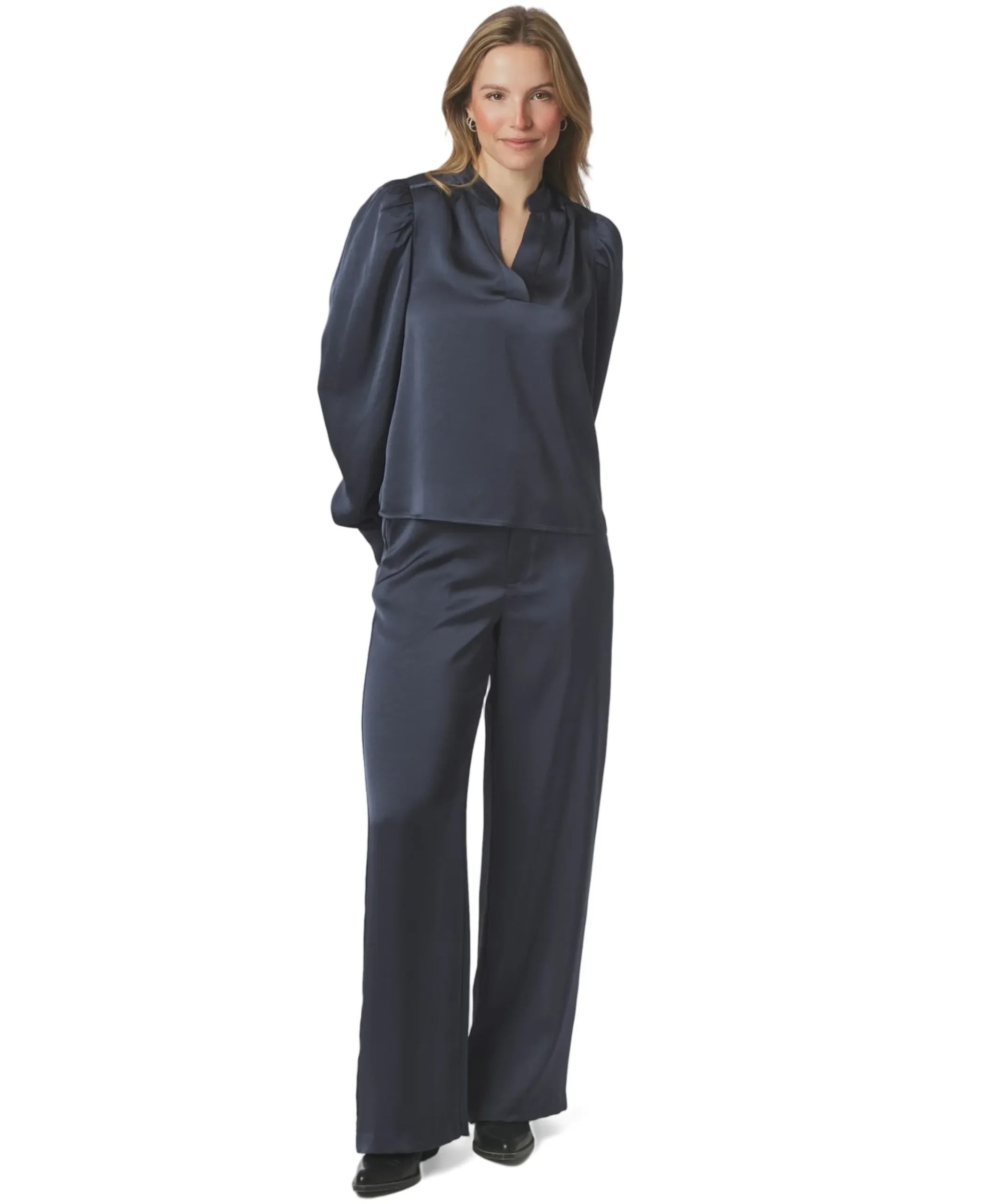 Emmett Heavy Sateen Pants dames broek blauw