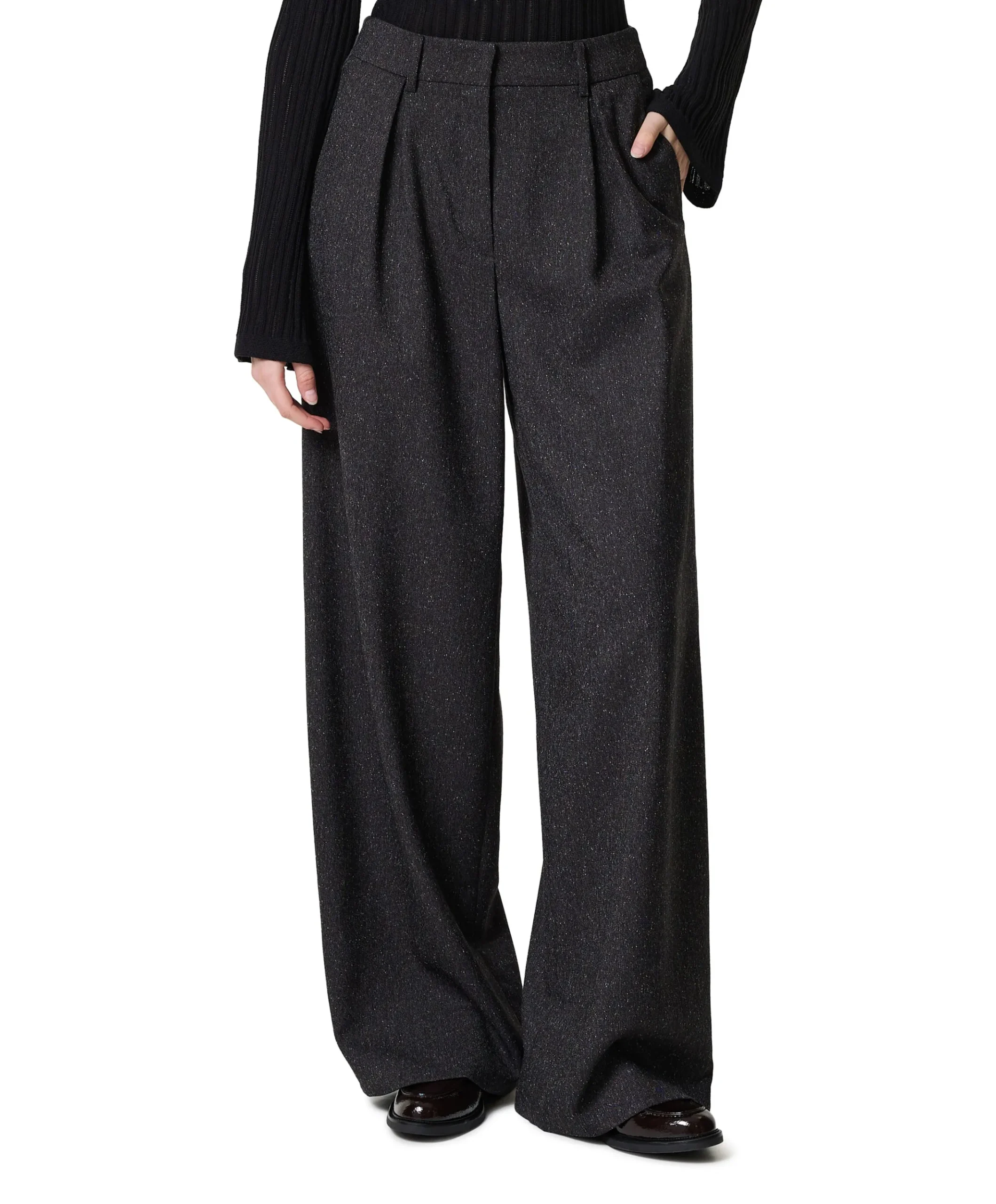Enola dames broek grijs
