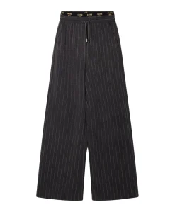 ESILA PINSTRIPE VIS 350 G meisjes pantalon grijs
