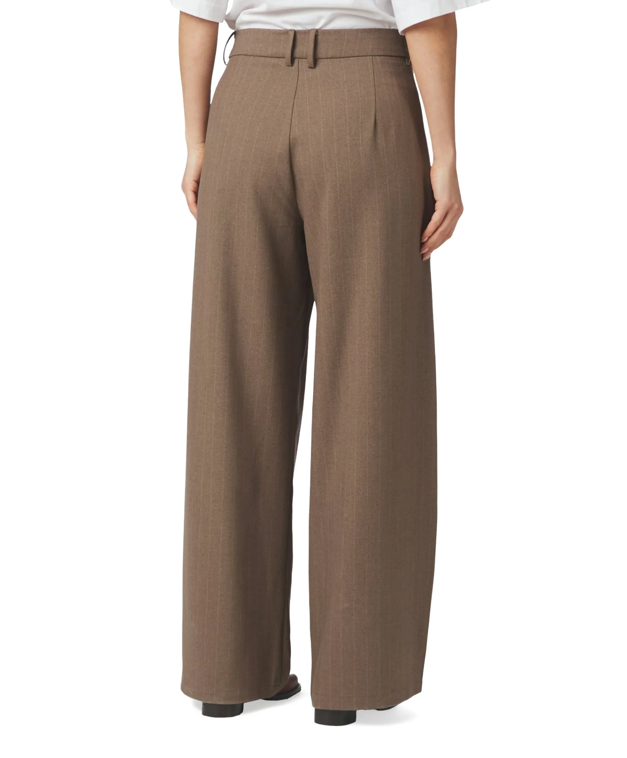 Essiall Pinstripe dames broek beige