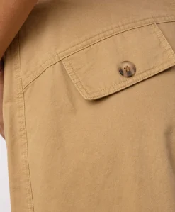EvelynCC Barrel dames broek beige