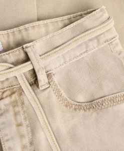 Extra Wide Fit Beige meisjes jeans beige