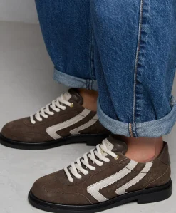 Fae Lois dames sneakers bruin
