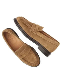 Fae Sarah dames loafers bruin