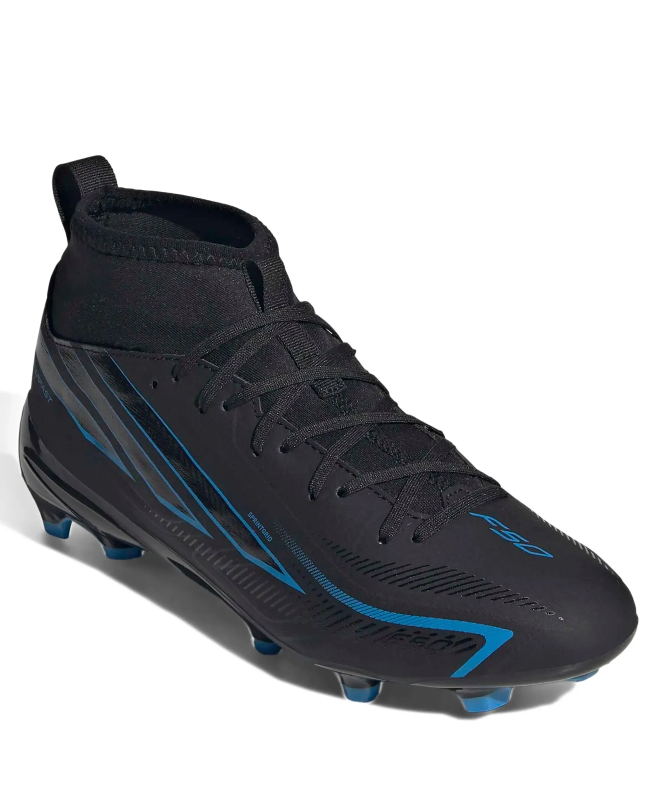 F50 Hyperfast League Mid Fg J jongens voetbalschoenen zwart