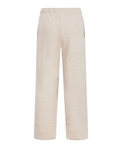 Fienna glitter sweatpants straight meisjes broek beige