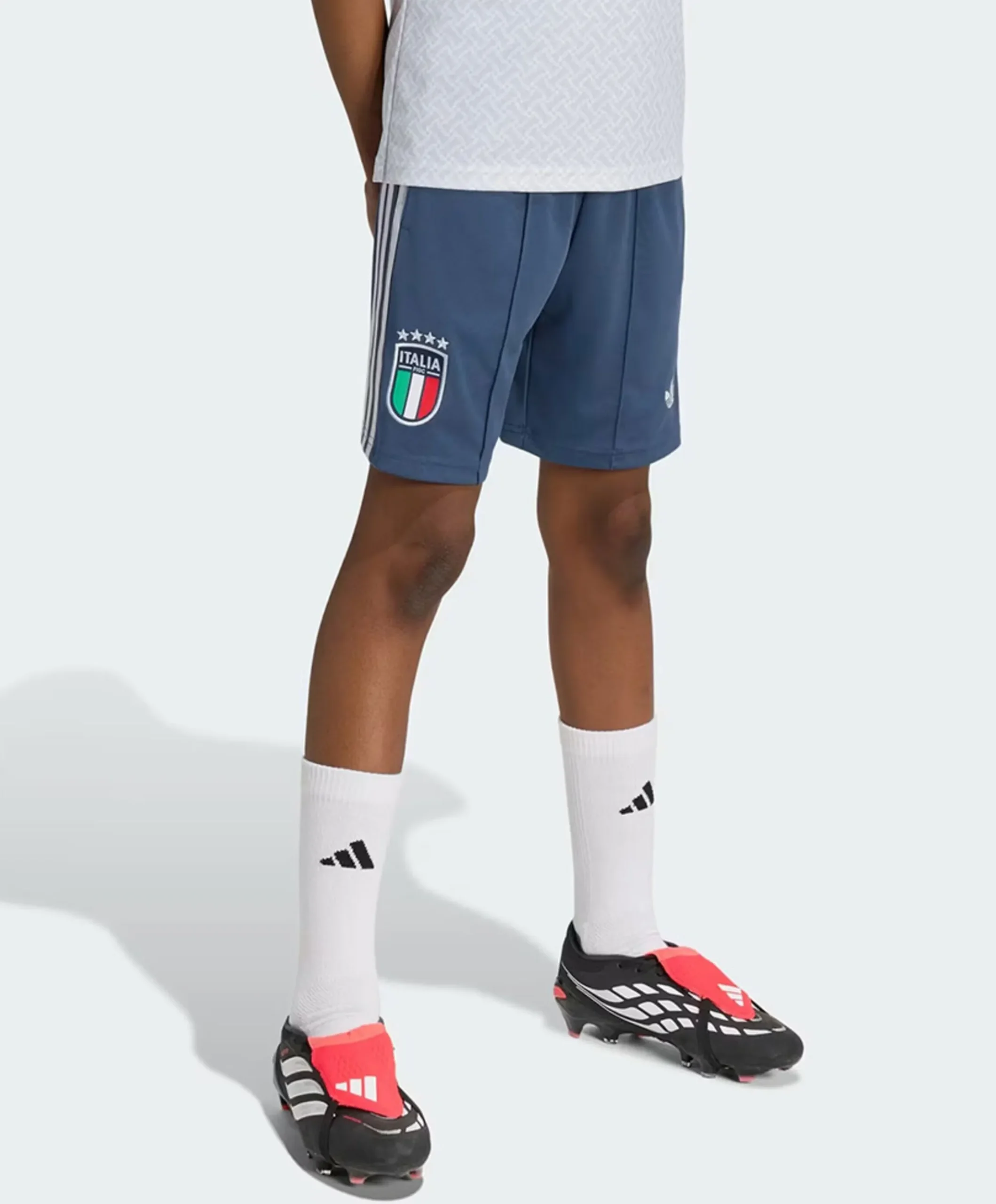 Figc A Sho Y jongens shorts blauw