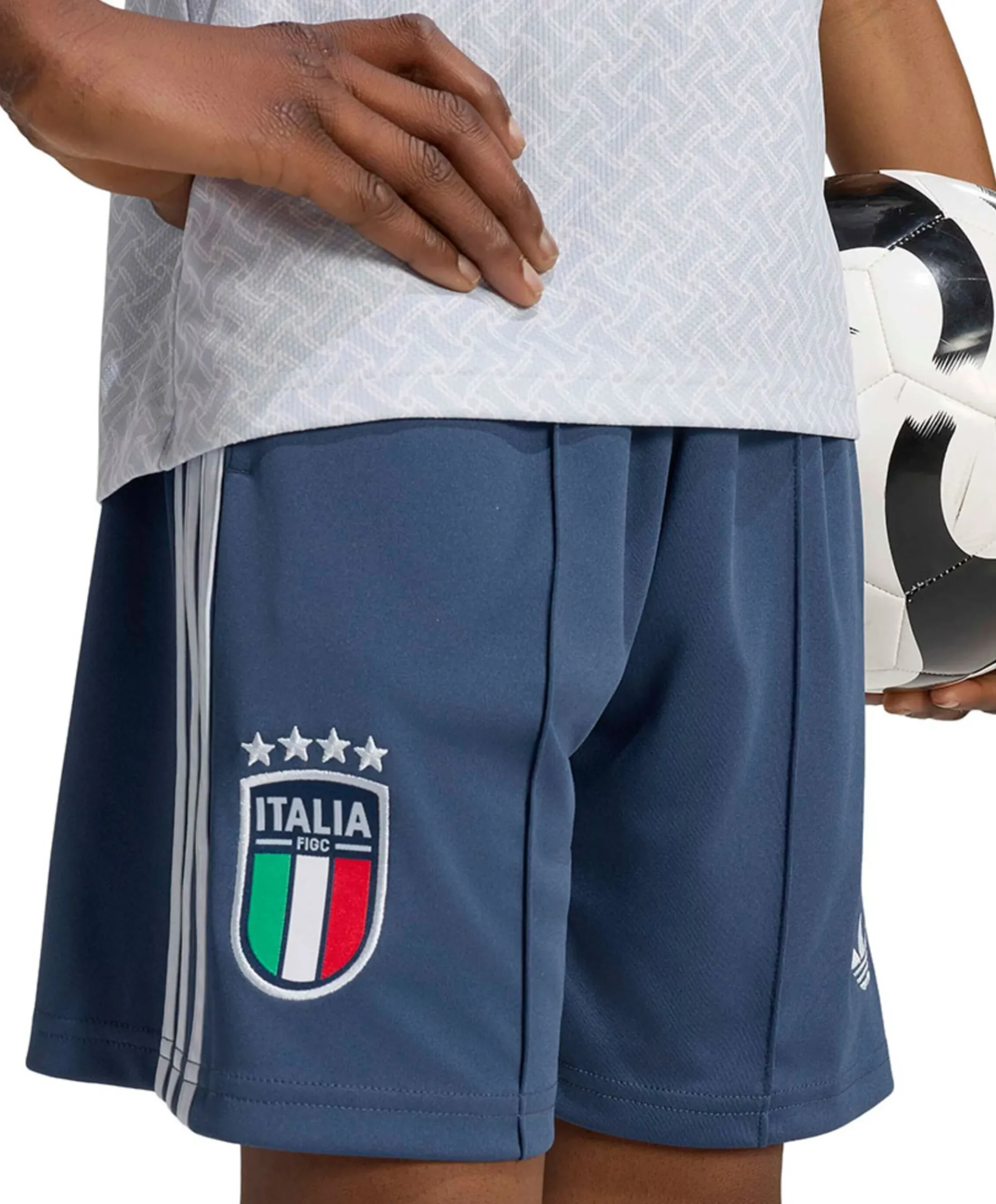 Figc A Sho Y jongens shorts blauw