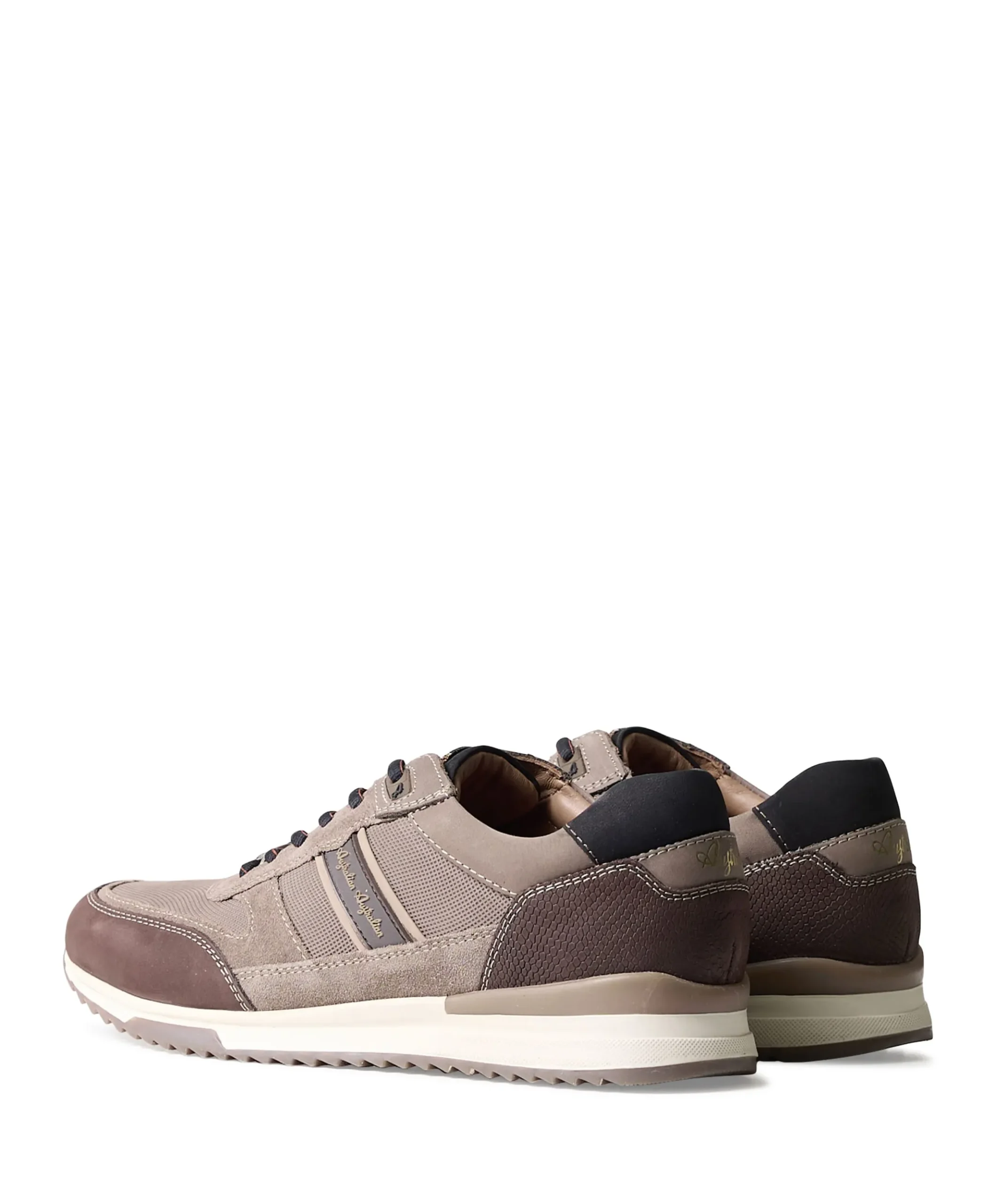 Filmon leather heren sneakers beige